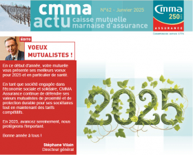 CMMA Actu N°62 - Janvier 2025