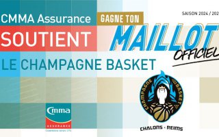Matchs à domicile Champagne Basket saison 2024-2025 - A gagner le maillot OFFICIEL de l'équipe