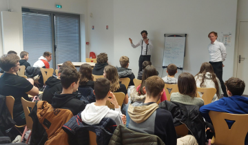 Prévention routière avec CMMA et Les Mitch Impro au Collège Professeur Nicaise à Mareuil-Le Port