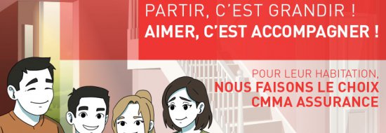 gondole actualité CMMA Assurance - Campagne Juin - Les familles avec jeunes adultes