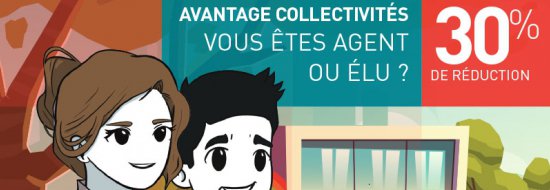 30%* de réduction aux élus et personnels de collectivités sur l’assurance auto et habitation !  