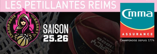 Matchs à domicile des Pétillantes Reims saison 2025-2026 - A gagner le maillot OFFICIEL de l'équipe