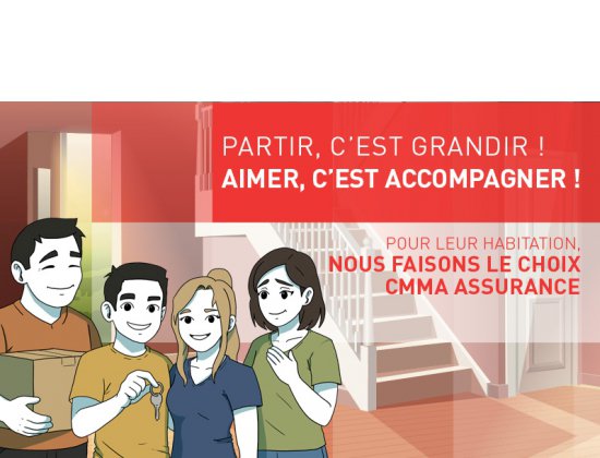 gondole actualité CMMA Assurance - Campagne Juin - Les familles avec jeunes adultes