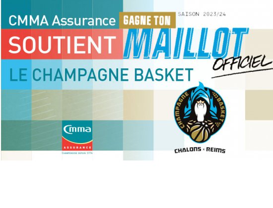 Matchs à domicile Champagne Basket saison 2023-2024 a-gagner maillot OFFICIEL de l'équipe