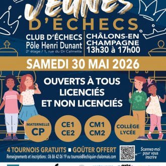 Derniers Tournois Jeunes de la saison ! 4 tournois conviviaux pour les joueurs de la maternelle au (...)