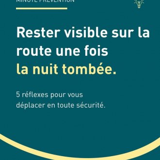 🍂En automne, soyez visibles pour rester en sécurité ! Les journées raccourcissent, la nuit tombe plu (...)