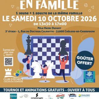 ♟️ Et si vous partagiez une partie d’échecs en famille ? Le Club d’Échecs de Châlons-en-Champagne vo (...)