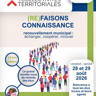 17e Carrefour des Collectivités territoriales : les inscriptions sont ouvertes ! Les 28 et 29 août p (...)