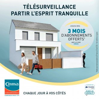 🏠 Pour partir de votre domicile l'esprit tranquille, choisissez la Télésurveillance 👀 avec CMMA Assu (...)
